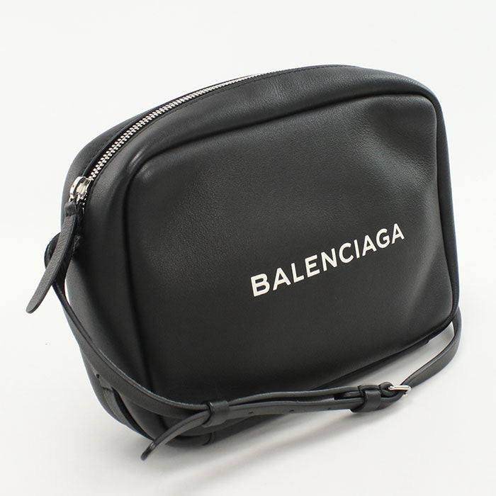 BALENCIAGA 489812 D6W2N 1000 Camera bag Every day Shoulder Bag leather black unisex