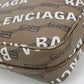 BALENCIAGA 702701 210HA 2769 BB monogram Diagonal shoulder bag PVC brown Women