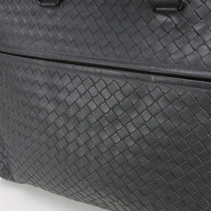 BOTTEGA VENETA INTRECCIATO Briefcase leather Gray mens