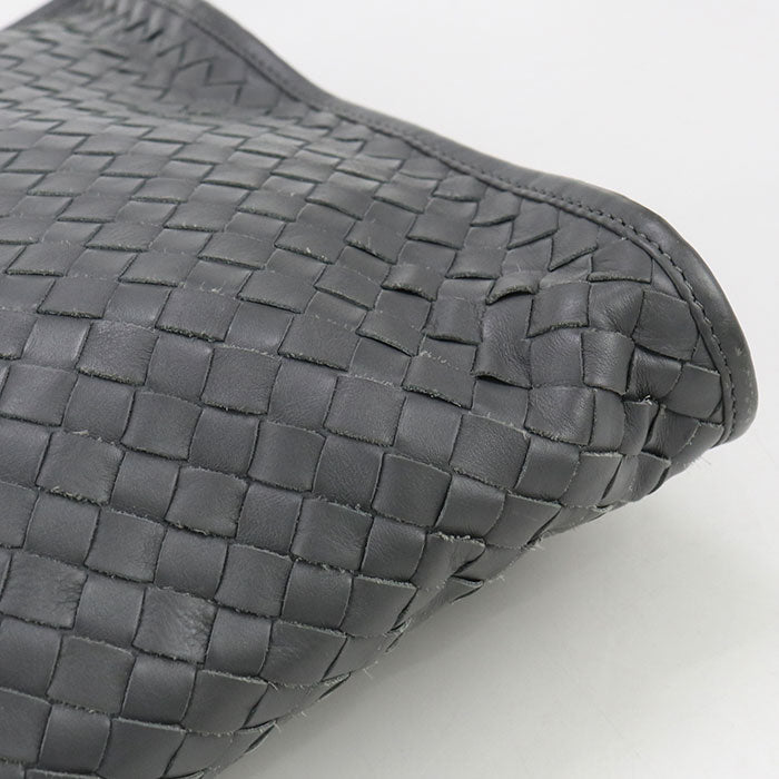 BOTTEGA VENETA INTRECCIATO Briefcase leather Gray mens