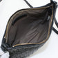 BOTTEGA VENETA BO88140 Shoulder Bag INTRECCIATO leather Black Women Used Authentic
