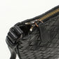BOTTEGA VENETA BO88140 Shoulder Bag INTRECCIATO leather Black Women Used Authentic