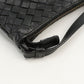 BOTTEGA VENETA BO88140 Shoulder Bag INTRECCIATO leather Black Women Used Authentic