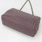 BOTTEGA VENETA 386498 Shoulder Bag INTRECCIATO OLYMPIA ChainShoulder Bag leather purple Women Used Authentic