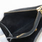 BOTTEGA VENETA BO93003 Bifold Wallet Zipper INTRECCIATO leather black Women Used Authentic