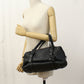 BOTTEGA VENETA Mini Bostonbag Montaigne INTRECCIATO Travel Bag leather black Women(unisex)
