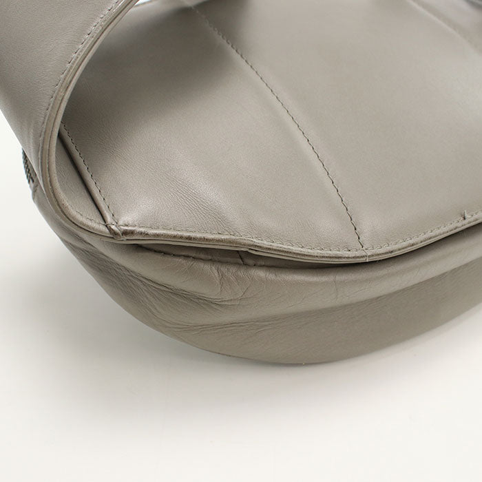 BOTTEGA VENETA 520425 Belt bag INTRECCIATO body bag leather gray mens