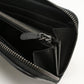 BOTTEGA VENETA Zip around wallet INTRECCIATO PurseZip Around leather black mens Used Authentic
