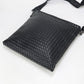 BOTTEGA VENETA INTRECCIATO Diagonal shoulder bag leather black mens