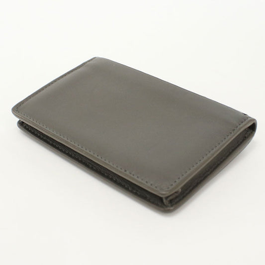 BOTTEGA VENETA Business name card Case INTRECCIATO leather gray mens(unisex) Used Authentic