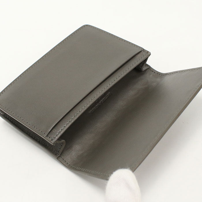 BOTTEGA VENETA Business name card Case INTRECCIATO leather gray mens(unisex) Used Authentic