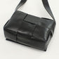 BOTTEGA VENETA candy cassette Diagonal shoulder bag lambskin black Women