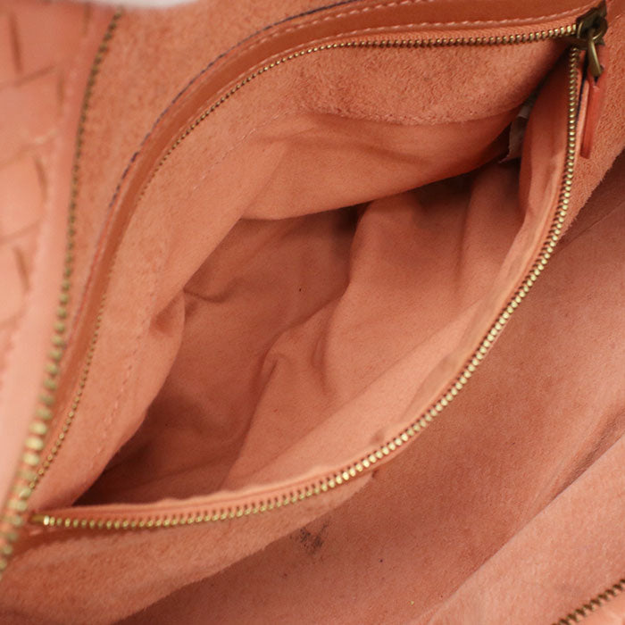 BOTTEGA VENETA 173398 V00A2 6810 INTRECCIATO Mini Boston leather pink Women