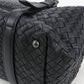 BOTTEGA VENETA INTRECCIATO Mini Boston leather black Women