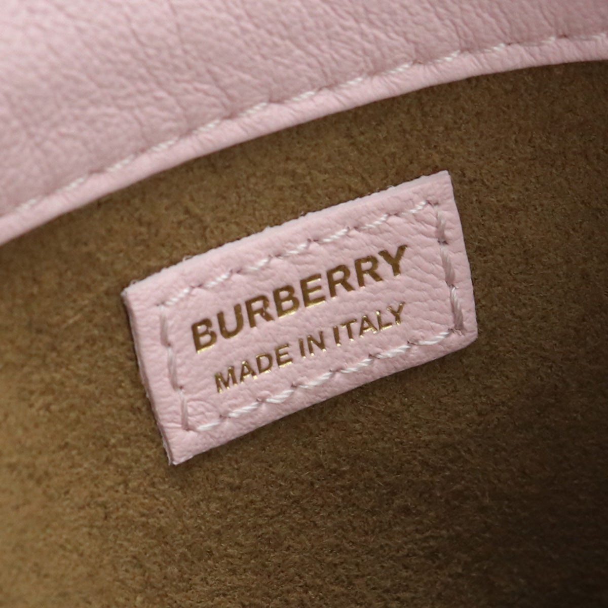 BURBERRY 8030365 Mini pochette Diagonal shoulder bag leather Women Pink
