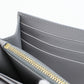 BURBERRY TB Continental Wallet Purse folio leather long wallet Color: gray Women