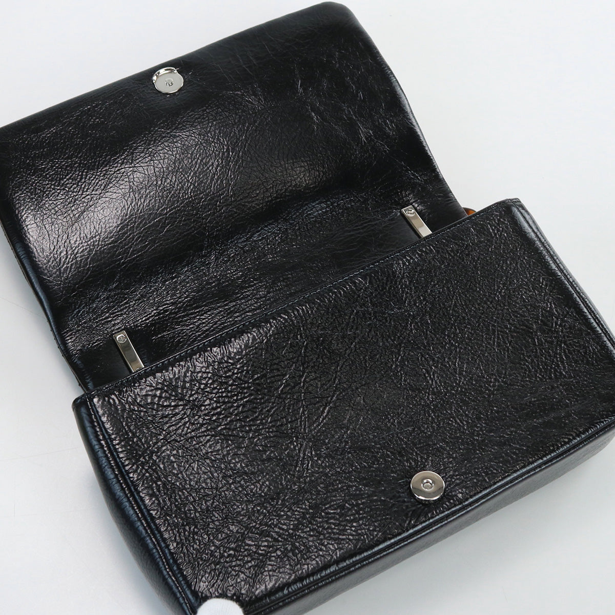 BURBERRY small roller bag tote leather black Women
