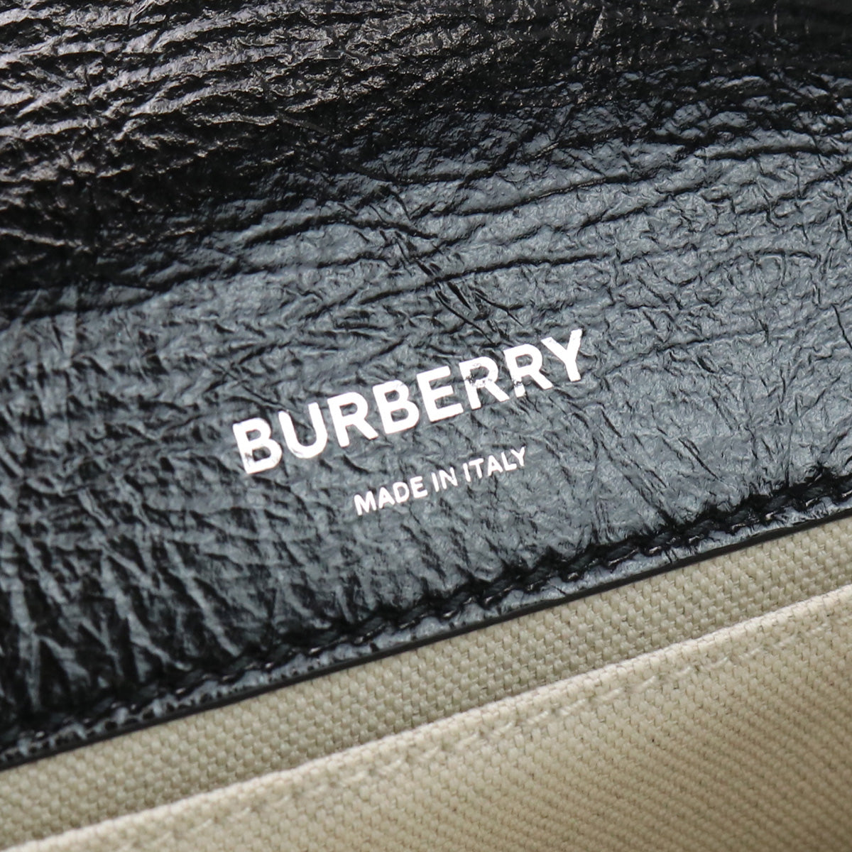 BURBERRY small roller bag tote leather black Women