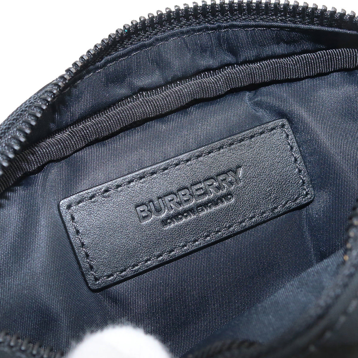 BURBERRY 8032395 body bag body bag polyester black mens(unisex) Used Authentic