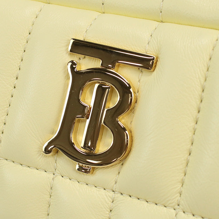 BURBERRY 8066149 Lola Mini Camera Bag Diagonal Shoulder Bag leather Yellow Women