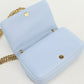 BURBERRY 8066181 Mini Roller Bag Diagonal shoulder bag leather Light blue Women
