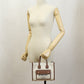 BURBERRY 8044143 Mini Freya Medium Tote Bag Handbag Cotton canvas/leather Women