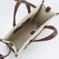 BURBERRY 8044143 Mini Freya Medium Tote Bag Handbag Cotton canvas/leather Women