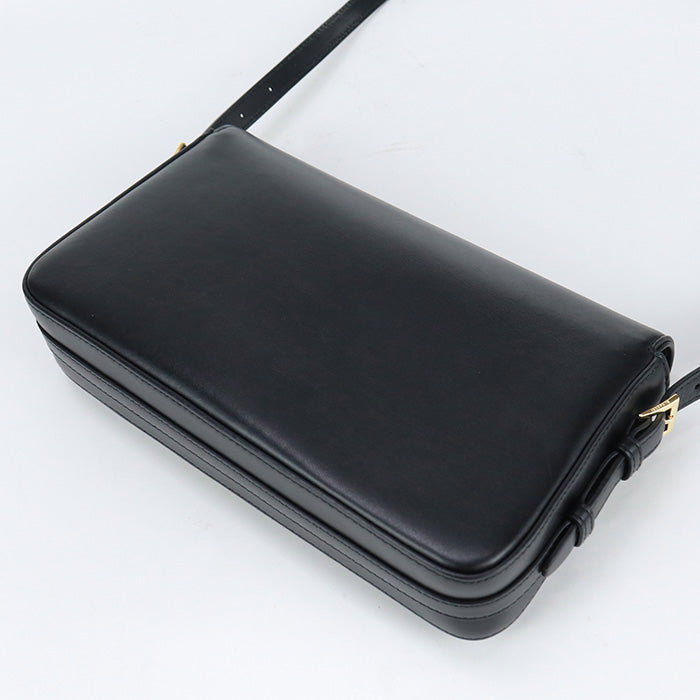 BURBERRY 8067351 Shoulder Bag Grace Sling Bag Crossbody bag leather black Women Used Authentic