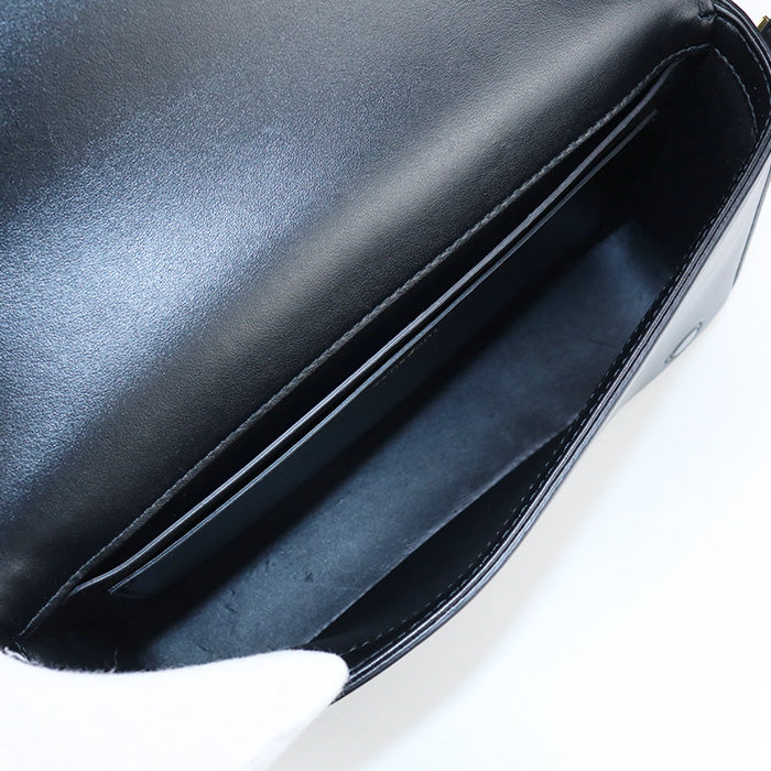 BURBERRY 8067351 Shoulder Bag Grace Sling Bag Crossbody bag leather black Women Used Authentic