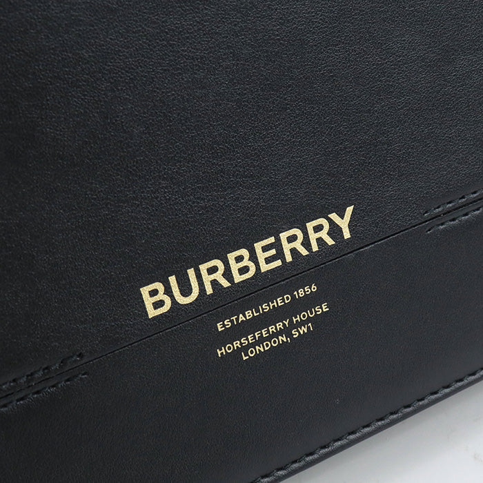 BURBERRY 8067351 Shoulder Bag Grace Sling Bag Crossbody bag leather black Women Used Authentic