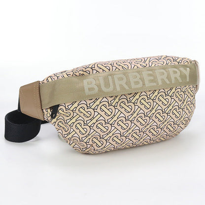 BURBERRY BU83947 Belt bag body Nylon Beige mens(unisex) Used Authentic