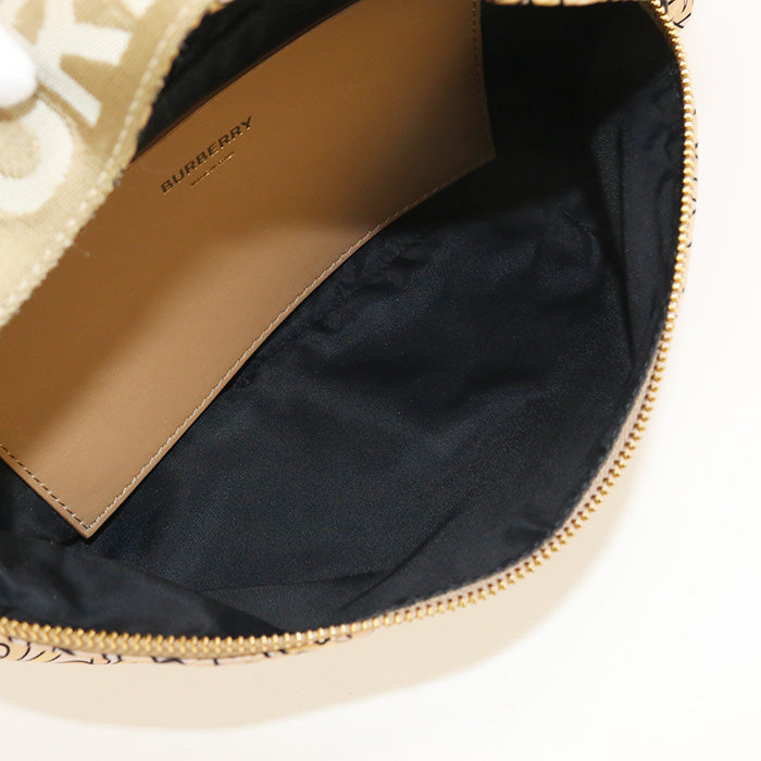 BURBERRY BU83947 Belt bag body Nylon Beige mens(unisex) Used Authentic