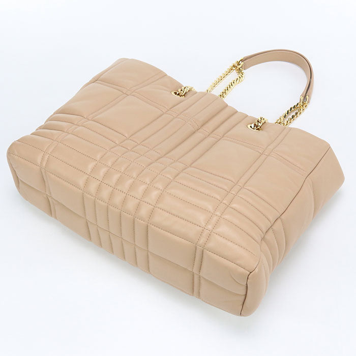 BURBERRY BU84095 Tote Bag/hand bag  lambskin beige Women