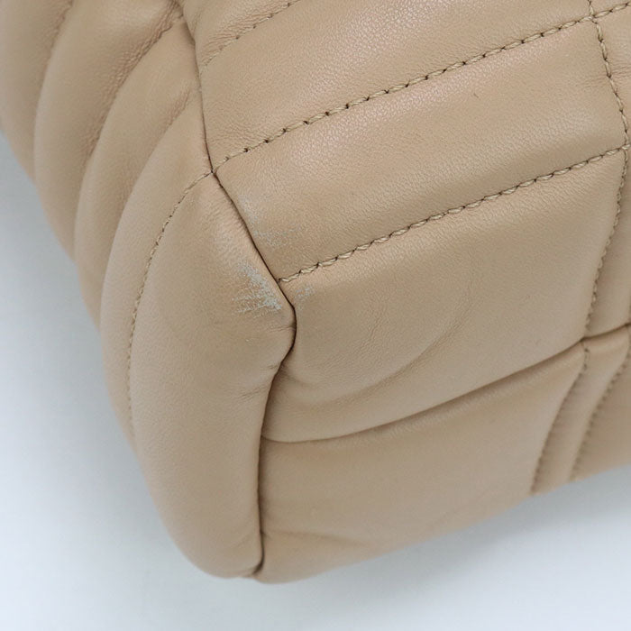 BURBERRY BU84095 Tote Bag/hand bag  lambskin beige Women