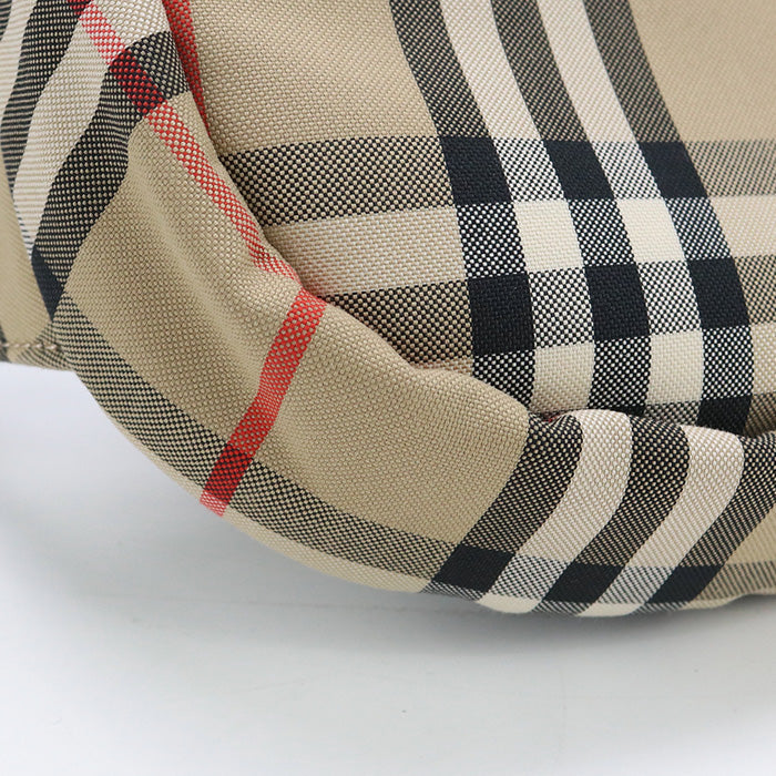 BURBERRY 8014420 body bag Nova Check Belt bag crossbody bag cotton, Nylon beige mens(unisex) Used Authentic