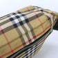 BURBERRY 800521 Belt bag Vintage check body bag Nylon beige mens(unisex) Used Authentic