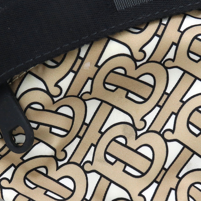 BURBERRY Belt bag body bag Nylon beige mens(unisex) Used Authentic