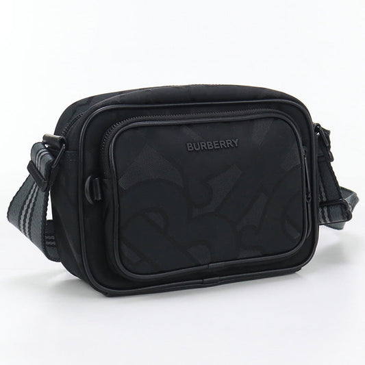 BURBERRY 8043708 paddy bag Diagonal Shoulder Bag cotton, polyester Black mens Used Authentic
