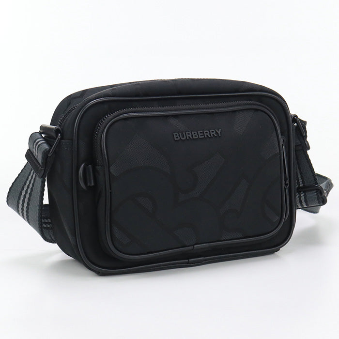 BURBERRY 8043708 paddy bag Diagonal Shoulder Bag cotton, polyester Black mens Used Authentic