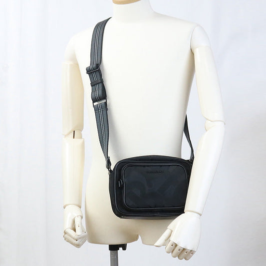 BURBERRY 8043708 paddy bag Diagonal Shoulder Bag cotton, polyester Black mens Used Authentic