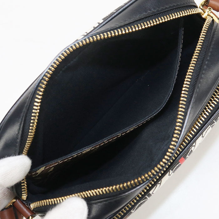 BURBERRY 8021485 Shoulder Bag Monogram stripe Camera bag PVC, leather multicolor Women Used Authentic