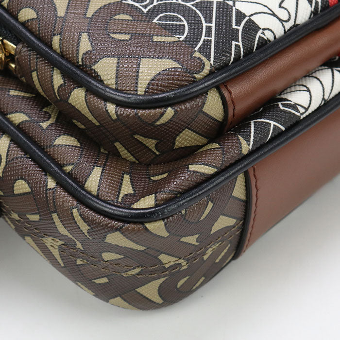 BURBERRY 8021485 Shoulder Bag Monogram stripe Camera bag PVC, leather multicolor Women Used Authentic