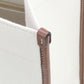 BURBERRY 8044129 medium frayed tote Tote Bag cotton, leather White Women Used Authentic