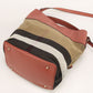 BURBERRY 4050677 Shoulder Bag Nova Check Mega Check Tassel 2WAY Bucket Bag cotton, Jute Multicolor Women
