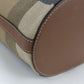 BURBERRY bucket Nova Check Diagonal shoulder bag canvas brown Women