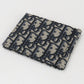 Dior 2ESBH069YSE_H05E with money clip Folded wallet Jacquard Navy mens