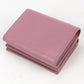 Dior Compact wallet Dior Caro Three fold wallet leather Pink Women