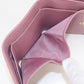 Dior Compact wallet Dior Caro Three fold wallet leather Pink Women