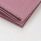 Dior Compact wallet Dior Caro Three fold wallet leather Pink Women