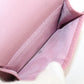 Dior 30 Montaigne Tri-fold wallet leather Pink Women